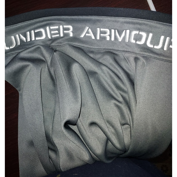 Under Armour Mens Track Jacket XL Long Sleeve Full Zip Athletic Polyester Gray - Picture 7 of 8